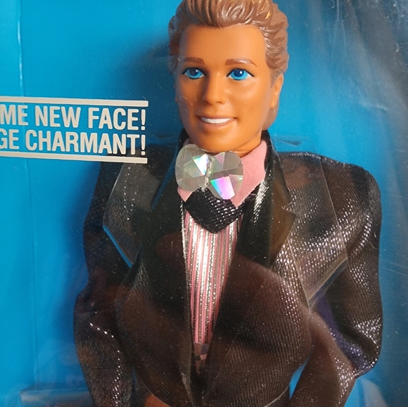 Set of 2: Barbie and Ken Sparkle Eyes, 1991, Barbie Slarkle Eyes, Ken, Doll - Picture 7 of 10